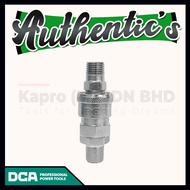 DCA Pneumatic Quick Connector Internal Thread for Air Compressor 20PM+20SM (1 Pair)