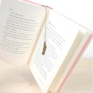 豎琴 銅 書籤 復古 音樂家