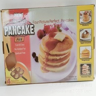 Pancake Pan Four-Hole Kitchen Multi-Function Bread Pan Baking Breakfast Folding French Household Ome