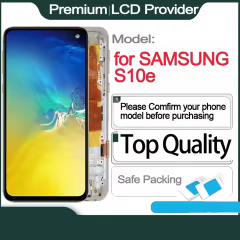 AMOLED LCD Replacement for SAMSUNG S10e, Touch Screen, SM-G970F, SM-G970U, SM-G970W Display, 5.8 inc