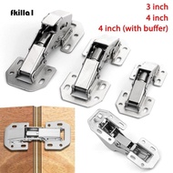 FKILLAONE Spring Hinges, Soft Close 90 Degree Cabinet Hinge, Noiseless Concealed Hidden No Pre-drilled Furniture Hinge Kitchen