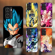 Oppo A77s case with black border printed with Vegeta Dragon Ball image