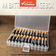 AA Battery Storage Box – Holds 48 AA or 20 9V Batteries