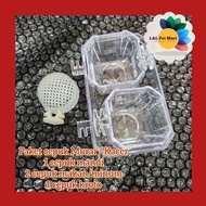 Paket Cepuk Murai Batu wadah makan minum mandi kroto burung