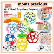 Bright Starts Baby Rattle Oball Easy Grab Ball Grippin Goals Easy Grasp Teether / Gbee Baby Rattle R