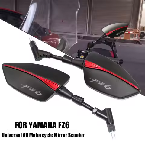 For YAMAHA FZ6 FZ-6 FZ6N FZ6S FAZER Aluminum CNC Motorcycle Side Mirror rearview Mirrors