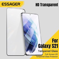Essager ปกป้องหน้าจอ S SAMSUNG แบบเต็มหน้าจอ HD ฟิล์มกันรอยกันกระแทกฟิล์มกันรอยโทรศัพท์โปร่งใสเข้ากันได้กับ Samsung Galaxy S10 S21 S23 NOTE 9ปกป้องหน้าจอโทรศัพท์