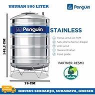 PROMO SALE Tandon Air / Toren Air / Tangki Air Snless Penguin/Pinguin Ukuran 500 Liter Invoice
