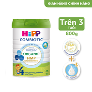 Sữa bột dinh dưỡng công thức HiPP 4 Organic Combiotic 800g (Từ 3 tuổi trở lên)