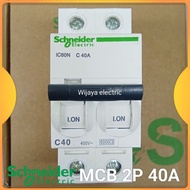 MCB 2P 40A A9F74240 IC60N SCHNEIDER mcb 2phase c40 original Schneider