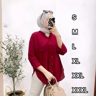 KEMEJA WOMEN'S SHIRT MADE FROM PREMIUM CRINGE AIRFLOW MATERIAL, ANTI-WRAP