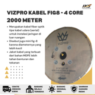 Vizpro Kabel Udara Fig8 - 4 core panjang 2000 meter