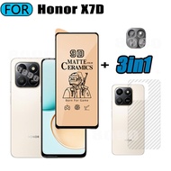 3 IN 1 Honor X7D Tempered Glass Matte Gaming Screen Protector for Honor X7C Honor 400Smart Ceramic M
