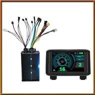 [chasoedivine.] Sine Wave Dual Mode 18-Tube Ebike Controller 48V- 72V 60A 3000W+ UKC1 Display for Mo