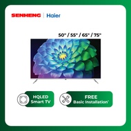Haier Bezel Less QLED TV HAI-H50P750UX 50"/55"/65"/75" Televisyen