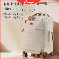 Japanese Style Quality Ultra Light Luggage Nylon Cloth Trolley Light Luggage 20 Inch Men Women 20 In