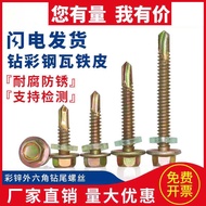 Hongting Hexagonal Drill Tail Screw Color Steel Tile Screw Self-tapping Screw Self-drilling Screw SZ