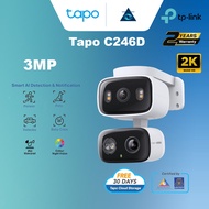 TP-Link Tapo C246D 2K 3MP Indoor Outdoor Dual Lens Pan/Tilt Security Camera