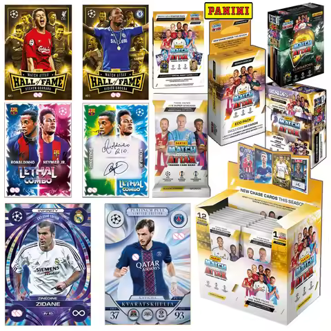 PANINI 2025-26 Haaland Messi Neymar Mbappe Yamal Ronaldinho Laser Signature Collectible Card Soccer 