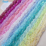 PANSIE 10pcs Loose Spacer Beads, Colorful Glass Bicone Crystal Beads,  4mm DIY Austria Faceted Cryst
