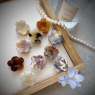 Invoice Korea Acetate CREATION FRANCE Flower Leopard Print Mermaid Ji Caramel Oil Painting Genuine K