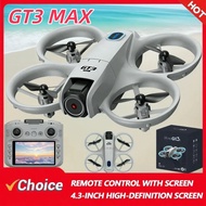GT3 MAX Remote Control Drone 8K HD 4.3 Inch No Remote Control Mode Helicopter 360 Flip Quad Wing Air