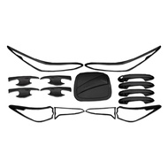 Toyota Fortuner 2021 to 2025 2.4L ( 4x2 V ) 2.8L (4x2 LTD and Q) Garnish Cover Combo Set MATTE BLACK