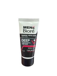Men's Biore Charcoal x Detox Scrub Facial Foam 花王碧柔男士10倍炭控油淨化深層洗面膏 15g