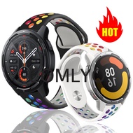 Xiaomi Mi Watch S1 Active Global Strap ซิลิโคนนิ่ม กีฬา สายรุ้ง สร้อยข้อมือ สายนาฬิกา ผู้หญิง ผู้ชาย สายรัดข้อมือ อุปกรณ์เสริม