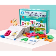 English Letter Learning Card Puzzle