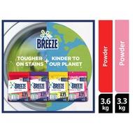 Breeze Detergent Powder - 3.3kg & 3.6kg