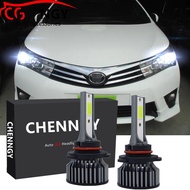 สำหรับ Toyota Altis (E170) ปี2013-2020หลอดไฟหน้า LED ไฟต่ำ6000K 12V-24V Qty2สีขาวสว่าง