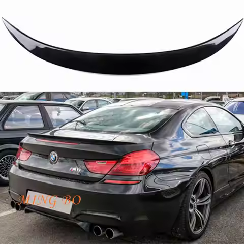 FOR BMW 6 Series F06 4Door Cran Coupe M6&F13 2Door Coupe M6 M6 Style Carbon fiber Rear Spoiler Trunk