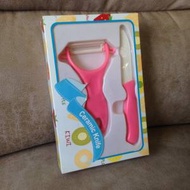 🔪 Ceramic Knife 2pc Set NEW 全新 陶瓷刀 陶瓷削皮器 兩件套 🍎