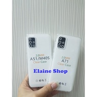 SOFTCASE SAMSUNG A51 A71 A31 - CASE CLEAR HD PREMIUM Samsung M51 M40s