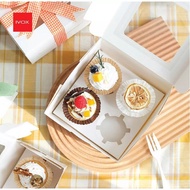 Cupcake Box / Cake Box / Muffin Box / Kotak Cupcake Muffin Kek
