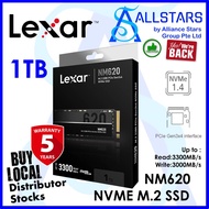 (ALLSTARS) LEXAR NM620 1TB M.2 2280 NVME SSD / PCIe Gen3x4 / up to 3300MB/s (LNM620X001T-RNNNG) (Warranty 5 Years)
