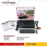 Set Top Box TV Digital Receiver Penerima Siaran Ful HD Advance STP A02