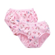 【ONEDER旺達】三麗鷗 凱蒂貓純棉(2入)女童內褲 童內褲 純棉內褲