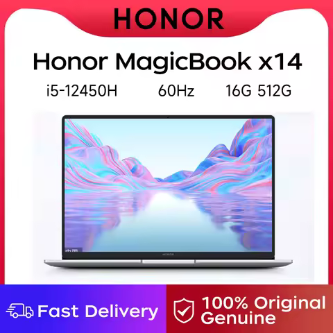 Honor Laptop MagicBook X 14 14-inch 2023 12th Gen Core i5 12450H 16GB 512GB/1TB SSD 60Hz IPS screen 