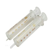 AT&amp;💘Syringe Barrel Glass Syringe for Enema100Syringe Syringe Ink Glycerin Feed Booster Feed D84C