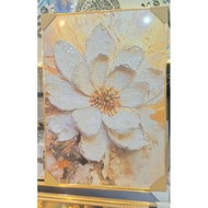 70x100cm frame Bunga Crystal untuk dinding  frame Aluminium