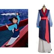 cp75.1 Mulan Costume Chinese Style Princess Dress Adult