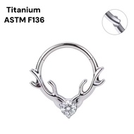 F136 Titanium Septum Daith Piercing Jewellery 16G 8mm 1 piece