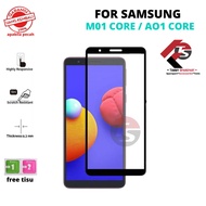 Tempered Glass Samsung M01 Core / AO1 Core Full Glue Cover 5D/HD/9D/21D Breakage Guarantee