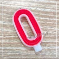 LILIN Birthday Number CANDLES - Happy Birthday Number Candle Cake Topper Birthday Cake Number 0 1 2 