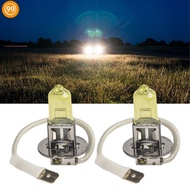 9S  2PCS H3 Amber Xenon Yellow 100W Halogen Car Front Fog light Headlight Bulbs