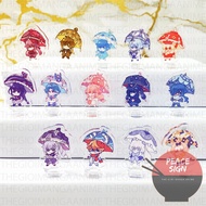 (buy 1 get 1 free) (3cm) GENSHIN IMPACT ver O NOBLE standee model chibi game acrylic anime mica disp