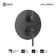 Valpra Diverter Kran Mixer 2 Way Diverter Keran Tanam Dinding Wall Mounted V AE 72D2 BK CH