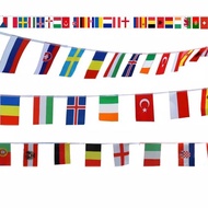 Flag 32 Countries World Football Champion European 2016 Hanging Flag